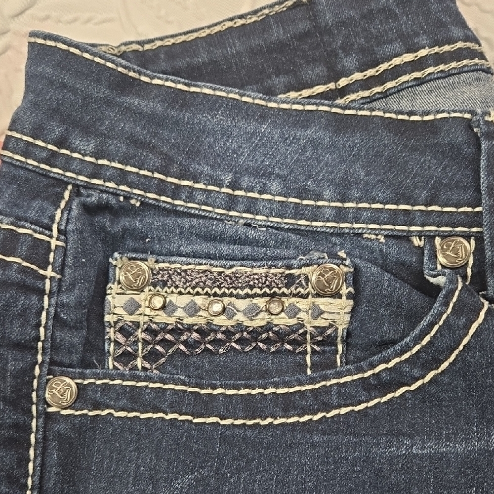 Love Indigo Midnight Blue Ankle Jeans - Picture 8 of 9